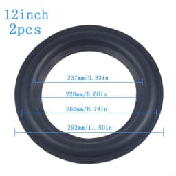 157F High Performance Rubber Rings Replacement Parts for Speaker Repair or DIY