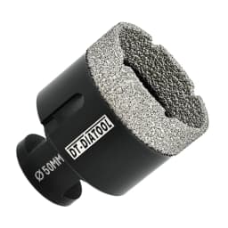 DT-DIATOOL Drill Bit M14 Porcelain Tile Crowns for Tile Granite Marble 1pc Collet, Crown Porcelain Hole Saw