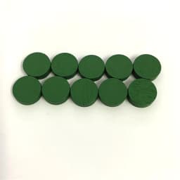 100 Pieces Diameter 15*5 MM Wooden Pawn Game Pieces Colorful Chess For Tokens Board Game/Educational Games Accessories