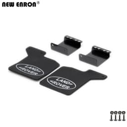 NEW ENRON Rubber Quarters Front & Rear Fender Mud Flaps Aluminum Bracket Set for RC Crawler Car 1/10 Traxxas TRX4 Tamiya D110
