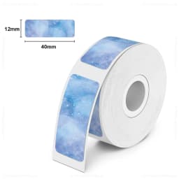 Marklife P15/P12/P11 Label Printer White Label Paper 12*40mm Transparent Label Sticker Waterproof Adhesive Tape for D30 Labeller