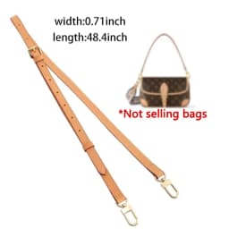 Adjustable Vachetta Leather Replacement Strap For Speedy 25 30 35 Handbag Crossbody Shoulder Strap Cowhide Bag Accessories