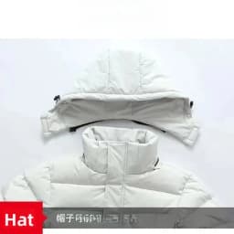 Winter Thickened down Cotton Jacket Men's Long Coat Couple Outerwear over Knee Ultra-Long Student Men Women Outerwear