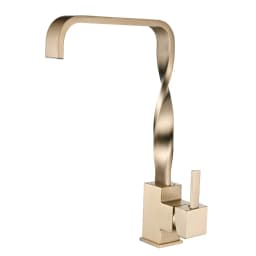 BAKALA Brush Gold Bathroom Basin Kitchen Faucet Hot Cold Wash Mixer Crane Tap 360 Rotation Sink Faucets Single Handle