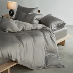 22mm Mulberry Silk Bedding Set Luxury Smooth Duvet Cover Set with Quilt Cover Bed Sheet Pillowcase for Twin Full King Queen Bed
