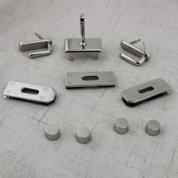 1-5Sets Metal Rectangle Eyelets Locks Hanger Panel Woman Bags Handbags Purse Hardware Clasp Closure Twist Locks DIY Accessories