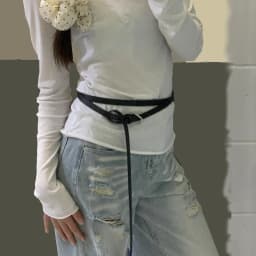 New Y2k Double Ring Women's Belt Versatile Skirt Belt Trendy Design Belt for Sweater Dresses Women's Metal Retro Waist Chain