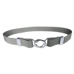 Adjustable Elastic Stretch Belt Invisible Belt for Women Girls Jeans Pants Dress,2.5cm Wide Metal Ring Buckle,No Hassle,No Bugle