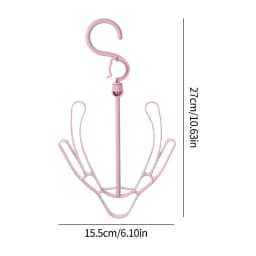 1PC Hanging Shoe Hook Balcony Drying Shoe Rack Dormitory Balcony Hanging Shoe Rack Plastic Storage Rack