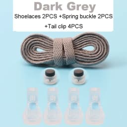 Classic Lock Shoelaces Bread Buckle Shoe Laces Sneakers Flat No Ties Shoelace Kids Adult Quick Lazy Lace for Shoes Accessories