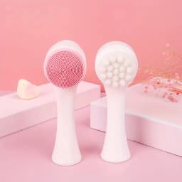 Silicone Pet Paw Cleaner & Massage Brush - Dual-Sided Dog Grooming Tools for Healthy Coats and Claws