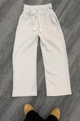 American Retro Double Layer Sweatpants Y2K Pants Mens Womens Solid Color Letter Graphic Embroidered Casual Baggy Sweatpants