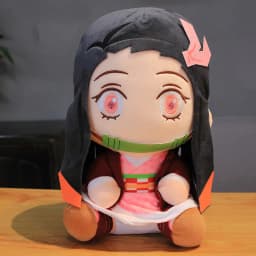 Demon Slayer Blade Anime Plush Stuffed Toys Cute Dolls Ghost Slayer Cartoon Characters Tanjirou Nezuko Inosuke Children's Gifts