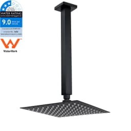 **Sydney Stock** KYLINS Brushed Gold Gun Metal Chrome Black 8-16'' Rain Shower Head Set Ceiling Arm Mixer Taps WELS WATERMARK