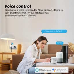 US WiFi Smart Plug Smart Outlet with Timer And Scene Linkage Voice Control Compatible with Alexa And Google Home, CozyLife APP