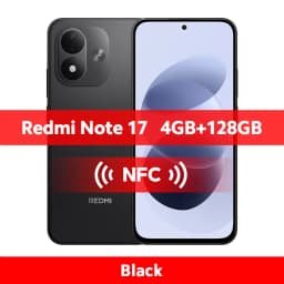 Global Version Xiaomi Redmi Note 17 4G Smartphone 128GB / 256GB ROM 7700mAh 45W 50MP Snapdragon® 6s 4G Gen 2 CPU 120Hz 6.99"