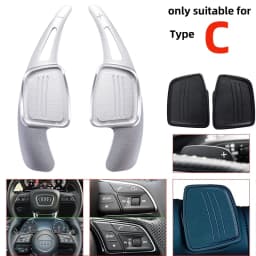2026 Aluminum alloy Steering Wheel Paddle Shift For Audi 2017 2018 2019 S3 S5 SQ2 SQ5 TT A3 8V A4 A5 Q2 Q3 Q5 Q7