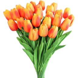 Artificial Flower Realistic Touch Tulip Scrapbooking Home Room Decoration Wedding Garden Archway Garland Festival Bouquet DIY