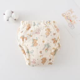 Washable Baby Training Pants Cotton Diapers Bubble Gauze Nappy Breathable Reusable Children's Underwear Toddler Cloth Diapers