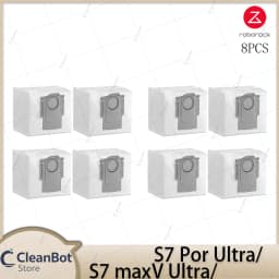 Roborock S7 MaxV Ultra/S7 Pro Ultra Robot Vacuum Cleaner Accessories Main Brush Side Brush HEPA Filter Mop Cloths Spare Parts