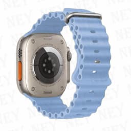 Ocean Band for Apple Watch Ultra 2 49mm 44mm 45mm 42mm 38/40/41mm silicone bracelet correa iwatch series 9 8 7 se 6 5 4 3 strap