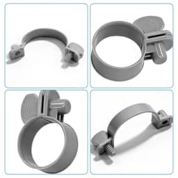 4/10PCS For Intex Pool Hose Clamps Set 1-1/4 Inch Pipe Connection Leak-Proof Plastic Hose Clamps Pool Filter Pump Accessories