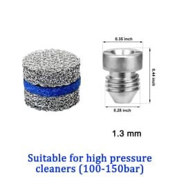 New Foam Cannon Orifice Nozzle Tips and Foam Maker Mesh Filter 0.9MM to 1.4MM Foam Generator For Washing Automotive