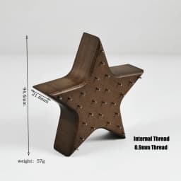 Wood Body Piercing Jewelry Display with Thread Holder Rack Stand Seller Jewelry Cases Shelf Multi Jewelry Top Storage Tools