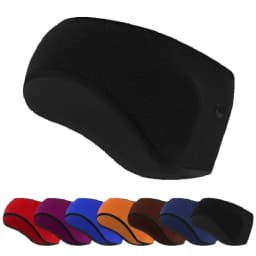 Warm Fleece Earmuffs Headband Soft Windproof Ear Warmer Unisex Outdoor Sports Headbands Ideal for Skiing Running Cycling
