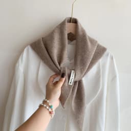 100% Wool Women's Knitted Triangle Scarf Shawl Warmth for Autumn and Winter Multifunctional All - Match Small Scarf for Ladies