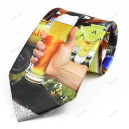 Vintage Art Oil Graffiti Print Tie Soft Touch New Design 8.5cm Imitation Silk Tie Casual Wedding Party Tie Gift Accessories