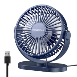 Electric Fan Portable Cooling Laptops Silent USB Fan Three Speed Adjustment for Home Office Desktop Outdoor Camping Mini Fan