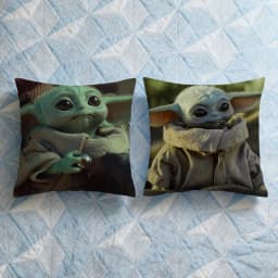 S-StarS W-WarsS Grogu Cushion Cover Square Decorative Throw Pillow Case Sofa Bed Living Room Anniversary Gifts