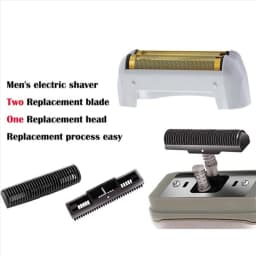 10X Shaver Replacement Cutter Net+Cutter Head for 17150 17200 Washable 3D Intelligent Floating Shaving Blade Gold