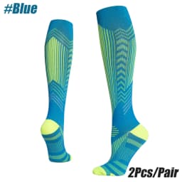 1Pair Compression Socks 15-20 MMHG Is Best Athletic for Men & Women Running Flight Travel Nurses Pregnant