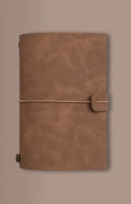 A6 Vintage Notebook PU Leather Blank Kraft Diary Note Book Journal Sketchbook Stationery School Office Supplies