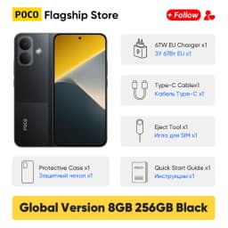 POCO X8 Global Version 5G Smartphone Snapdragon 6s Gen 4 8340mAh Battery 67W 6.83" 1.5K Display 50MP Camera NFC Cellphone