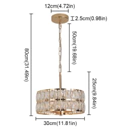 Crystal Ceiling Chandeiler Lamp Modern Indoor Lighting Pendant Light Fixtures Home Decora Led Hanging Light Living Bedroom Lamps