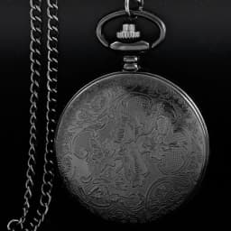 Flying Dragon Embossed Hollow Digital Quartz Pocket Watch Men's High Quality Necklace Timing Pendant Women's Jewelry Gift Clock