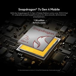 Newest POCO PAD M1 Global version Tablet Snapdragon 7s Gen 4 12.1" 120Hz 2.5K display 12000mAh 33W Fast charging Pad PC