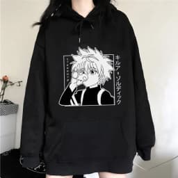 Hunter X Hunter Anime Hoodie for Men Women Kurapika Manga Sweatshirts Fleece Autumn Winter Gothic Harajuku Hooded Pullover