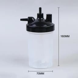 New Plastic Oxygen Bubbler Bottle Humidifier Water Humidification Bottle For Oxygen Regulator Concentrator Tool Accessories