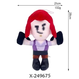 7pcs New Cartoon Wilderness Brawl Spike Doll Surrounding Plush Dolls Game Characters Children Room Decoration Birthday Gift