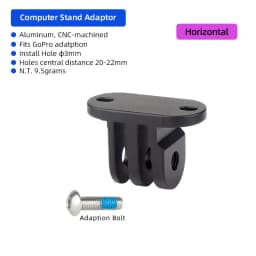 Aluminum Bicycle Computer Mount Adapters for Garmin Edge Bryton Compatible with Gopro Sport Action Camera MTB Road Bike Parts