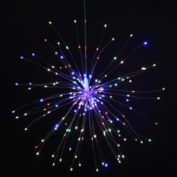 Fireworks String Lights LED Flower Garland Battery Powered Fairy Lights Outdoor For Christmas Camping Party Garden Terrace Decor