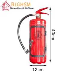 Mini Bar Wine Cabinet Fire Extinguisher Shape Wine Cabinet Storage Decoration Crafts Decor Liquor Storage Box Fireman's Gifts