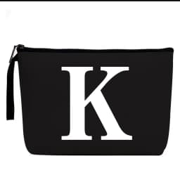Cosmetic Bag Letter Pattern MakeUp Bag Toiletries Organizer Wash Storage Pouch Wedding Party Bride Gifts Makeup case Organizer