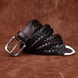 3.5CM Cowhide High Quality Genuine Leather Belts for Men Women Hand Woven Belt Strap Male Pin Buckle Jeans Cowboy Cintos Luxury