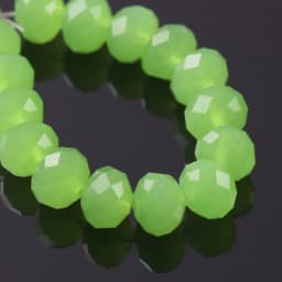Solid Color 3x2mm 4x3mm 6x4mm 8x6mm 10x7mm 12x8mm Rondelle Faceted Czech Crystal Glass Loose Spacer Beads for Jewelry Making DIY