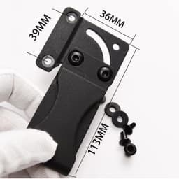 1piece Universal K Sheath Waist Clip KYDEX Making Scabbard Clip K Sheath Accessories Carry KYDEX Sheath Tool with Screws
